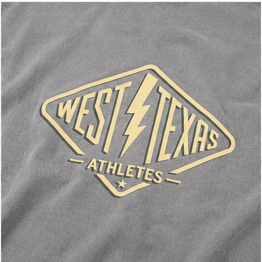 West Texas Bolt Tee — print detail close-up